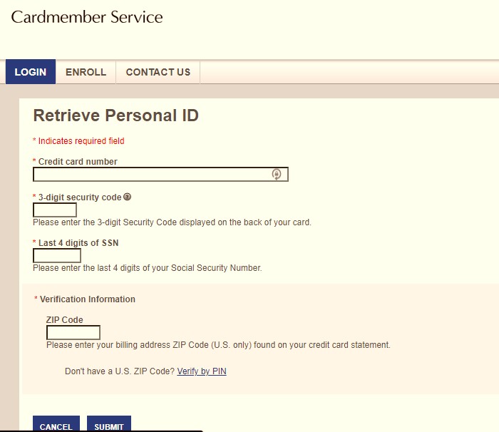 MyAccountAccess-Retrieve-Personal-ID
